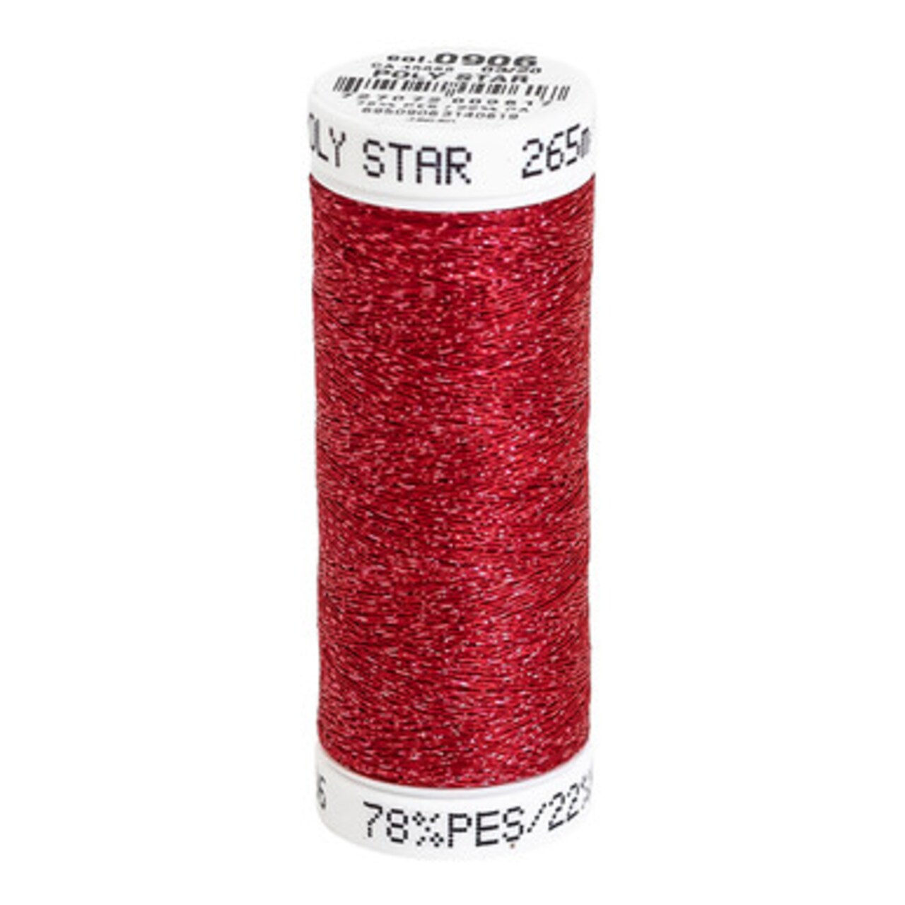 Sulky 30 Wt. Poly Sparkle™ Thread - Burgundy with Tone on Tone Sparkle - 290 yd. Spool